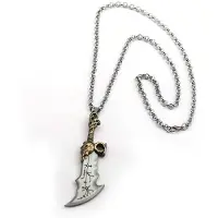 MaxPower (Silber) Hi Game God Of War Halskette Schwert Blades Of Chaos Halsketten Schmuck Klassische Waffen Anhänger