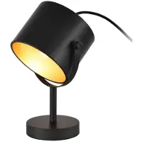 Helloshop26 Schreibtischlampe - - Farstorp - Metall - Schwarz - 25 cm