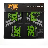 Fox Racing Shox AM Heritage Sticker Set für Federgabel und Dämpfer grün/schwarz 2021 Zubehör Dämpfer