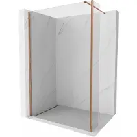 Mexen Kioto Duschwand Walk-in 95 x 40 cm, transparent, roségold - 800-095-212-60-00-040