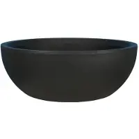 Riviera Schwarzer Blumentopf - Ø 40 cm