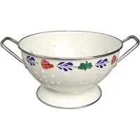 Torribaly Obstschale aus Metalldraht zum Servieren von Tellern, Süßigkeitenkörben, Abtropfsieb, Gemüsesieb, Teller, B