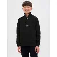 Jack & Jones Gedruckt Sweatshirt Mit Halbem Reißverschluss Boys