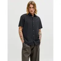 Jack & Jones Hemd Summer 12289160 Schwarz Regular Fit