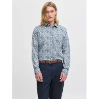 Jack & Jones Langarmhemd "JPRBLABLACKPOOL STRETCH AOP LS SHIRT SN"