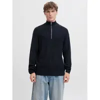 Jack & Jones Einfarbig Sweatshirt Mit Halbem Reißverschluss