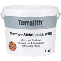 Terralith Marmor - Steinteppich WAND terracotta (fein) für 1 qm