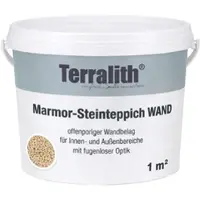 Terralith Marmor - Steinteppich Wand Crema Fein für 1 m2