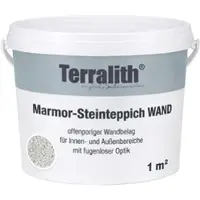 Terralith Edelsteinteppich Wand Rosenquarz Bianco für 1 m2