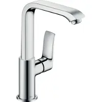 Hansgrohe Metris Waschtischmischer 230 Schwenkauslauf Chrom push-open