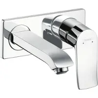 Hansgrohe Metris Waschtischmischer Unterputz LowFlow Fertigset Chrom kurzer Auslauf