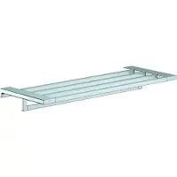 Hansgrohe AddStoris Handtuchablage, mit Handtuchhalter, 648mm chrom
