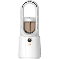 Melitt Blattloser Zerstäuberventilator, Luftbefeuchter, Wasserauffüllung, Kühlung, Desktop, Büro, Zuhause, Schlafsaal, Ladeventilator