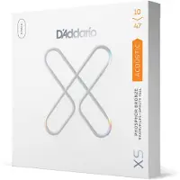 D'Addario Gitarrensaiten ? XS Phosphor Bronze beschichtete Akustikgitarrensaiten ? XSAPB1047-3P ? Maximale Lebensdauer mit sanftem Spielgefuhl un