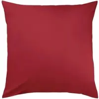 TRAUMSCHLAF Uni Mako-Satin Kissenbezüge 80x80 cm | bordeaux - rot