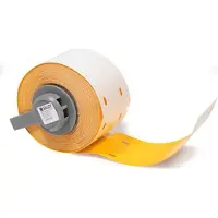 Brady M6-25x75-B7598-YL, Kabelanhänger, Polyester, Gelb, glänzend, 25.00 x 75.00 mm, nicht klebend