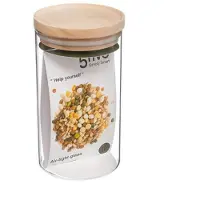 5five Simply Smart Einmachglas glas holzdeckel "hermet" 1l - 5 five simply smart