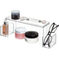 IDesign Arzneischrank-Organizer The Home Edit Transparent (8,3 x 31,8 cm)