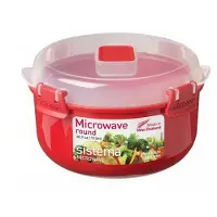 SmartaSaker 1113, Schüssel, Rot, Transparent, 915 ml, Transparent, 3,87 Tassen, 156 mm