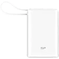 Silicon Power SP10KMAPBKCP101W, 10000 mAh, Lithium-Ion (Li-Ion), Power Delivery, Weiß