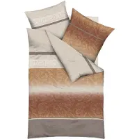 Kaeppel Mako-Satin Bettwäsche Sweet Home Adonia 100% Baumwolle Reißverschluss Bettbezug Kissenbezug Bettgarnitur Bettwäsche-Set 135x200 + 80x80 cm