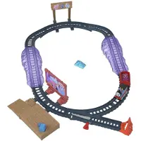 Mattel Gleisset Thomas und Dampflokomotive (3)
