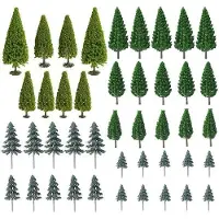 OEM Miniatur Baum Set - Viele Größen - Modellbau und Diorama Dekoration