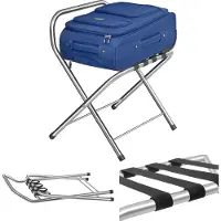 Royal Catering Ständer für Koffer, Reisetaschen, faltbares Gepäck bis 50 kg 440x560x670 mm