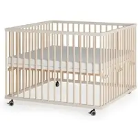 Sämann Laufgitter Matratze SleepPlus & Lattenrost sahara dust/natur Premium | Gr.: 75x100 cm