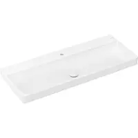 Hansgrohe Aufsatzwaschtisch ge Xelu Q 1200x480mm mit HahnLoch o.?berLoch SmartClean we, 61109450