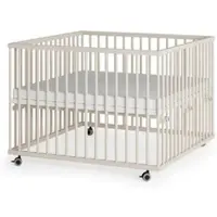 Sämann Laufgitter Matratze & Sprossen sahara dust Premium Kollektion | Gr.: 120x120 cm