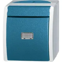 Busch-Jaeger 1484-0-0371, Tasten, Blau, Grau, IP44, CE, 74 mm, 55 mm