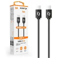 Aligator KALP3AUCUCBK, 1 m, USB C, USB C, USB 3.2 Gen 1 (3.1 Gen 1), 5 Gbit/s, Schwarz