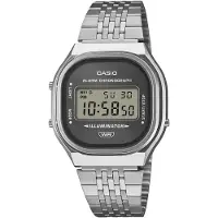 Casio A140WE-8AEF Uhr in Unisexgröße Edgy Collection Grau
