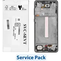 Samsung ServicePack LCD Display A33 5G A336B GH82-28143A Schwarz