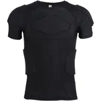 OEM Sport T-Shirt mit gevoerten Shorts schwarz für Rugby Basket Volleyball