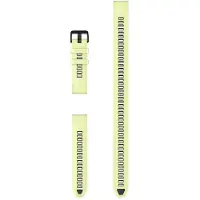 Garmin Silikonarmband Quickfit 20mm, Zitronengelb, mit extra-langem Adapter für Unterwasseraktivitäten