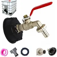 OEM Kunststof kraanadapter - Eenvoudig te verwisselen en duurzaam - Geschikt voor tuinkranen und tankadapter - 1/2 inch legering kraan