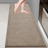 OEM DOMUSTEX Waschbarer Teppichläufer 60 x 180 cm, Eingangsmatte, Schmutzfänger für den Innenbereich, rutschfeste Fußmatte für Bad, Küche, Schlafzimmer, Flur