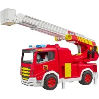 BRUDER 03472 ROADMAX Feuerwehr-Drehleiter