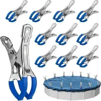 OEM Schwimmbeckenklammern - RVS 10x11cm, hohe Spannung, für Oberflächenbecken