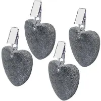 OEM Stein Tischgewichte Set, 4-teilig, Naturstein, 58g