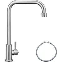 OEM Kaltwasserhahn Edelstahl 360° drehbar, Küche, Gastetoilette, Garten