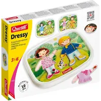 Quercetti Kleid-Baby-dress-up-Puppe 18 Stück