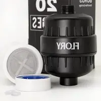 Famanu Duschfilter 20-stufige Wasseraufbereitung - Schwarz