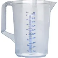 Waca Messkanne Ø 14 cm transparent