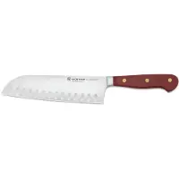 Wüsthof Classic Colour Tasty Sumac 1061731717 Santoku mit Kullen, 17 cm