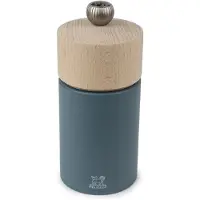 Peugeot Pfeffermühle BOREAL 12cm Zirkonia-Mahlwerk Buchenholz Rauchblau