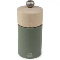 Peugeot Pfeffermühle BOREAL 12cm Zirkonia-Mahlwerk Buchenholz Olivgrün