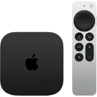 Apple TV 4K - - A15 - 64 GB - AVC - H.264 - HEVC - M4V - MP4 - MPEG4 - AAC - AC3 - AIFF - EAC3 - FLAC - HE-AAC - MP3 - MP3 VBR - WAV - GIF - HEIF - JPEG - TIFF